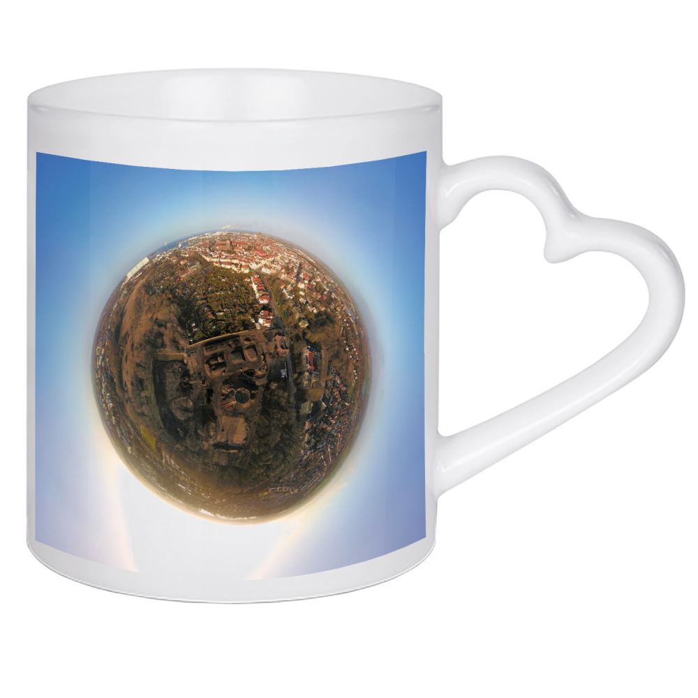 Herztasse "Ruine ehem. Gasometer - Wismar" artboxONE - Städte,Natur,Reise,Reise / Strand und Meer,Reise / Länder