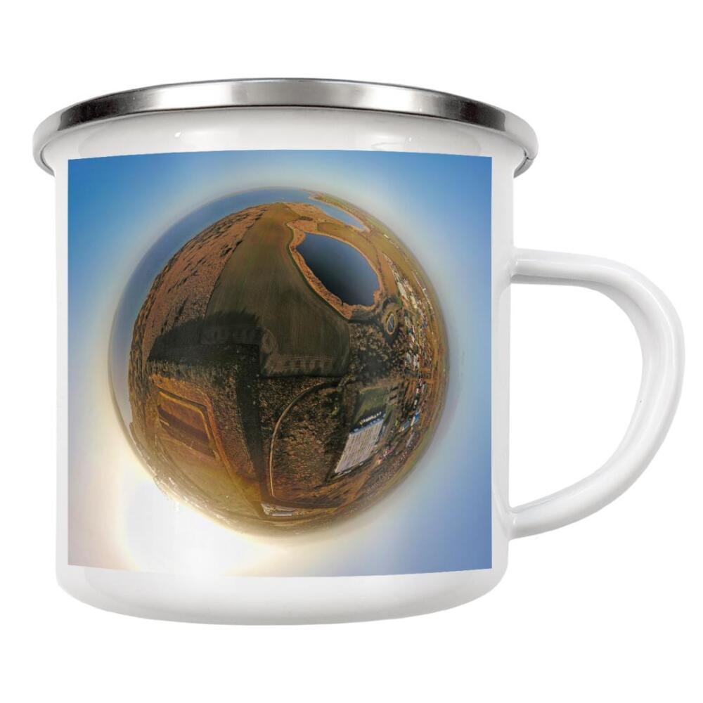 Emaille Tasse "Wismar - Fauler See" artboxONE - Städte,Natur,Reise,Reise / Strand und Meer