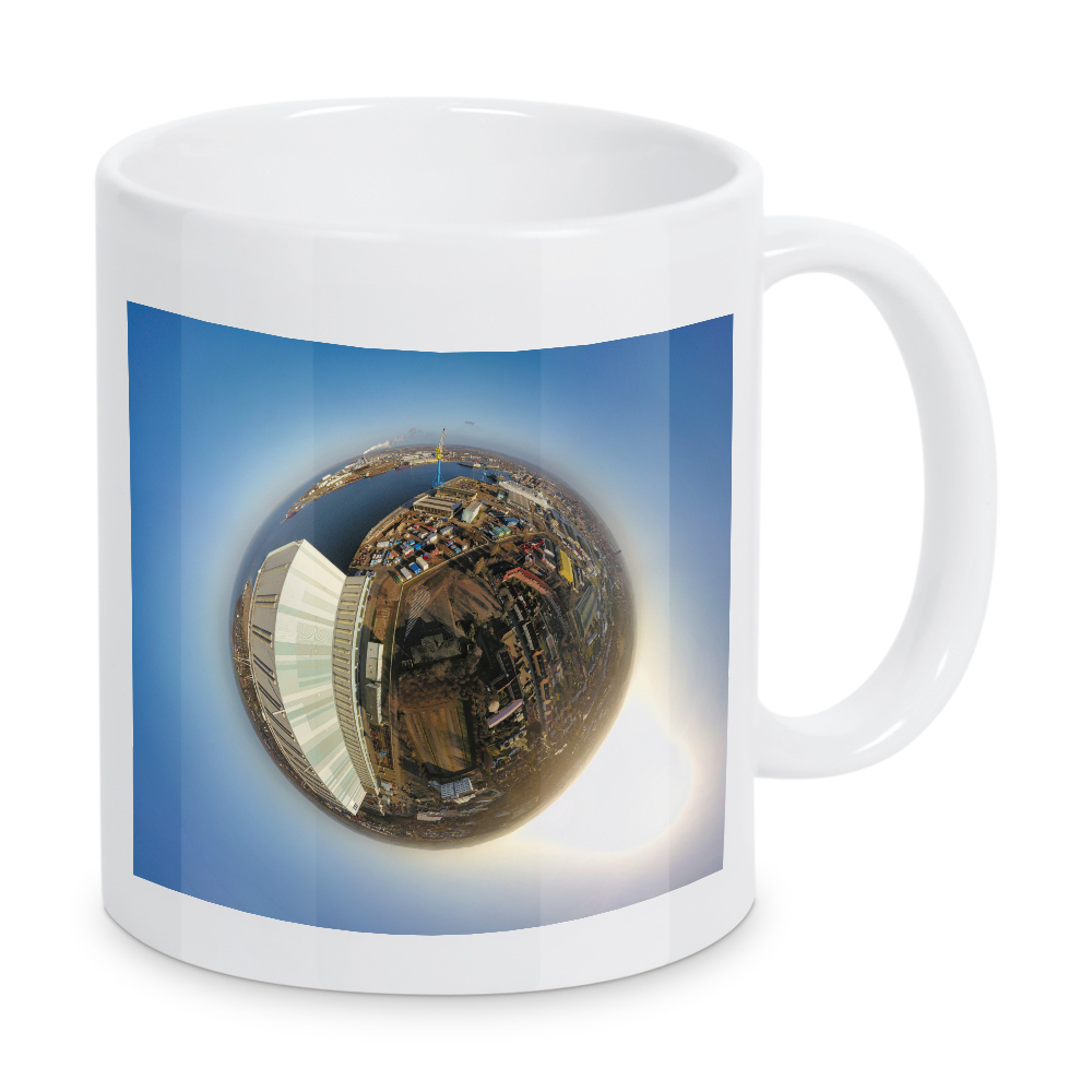 Tasse "Westhafen und Werft von Wismar" artboxONE - Städte,Reise,Architektur,Reise / Strand und Meer,Reise / Länder