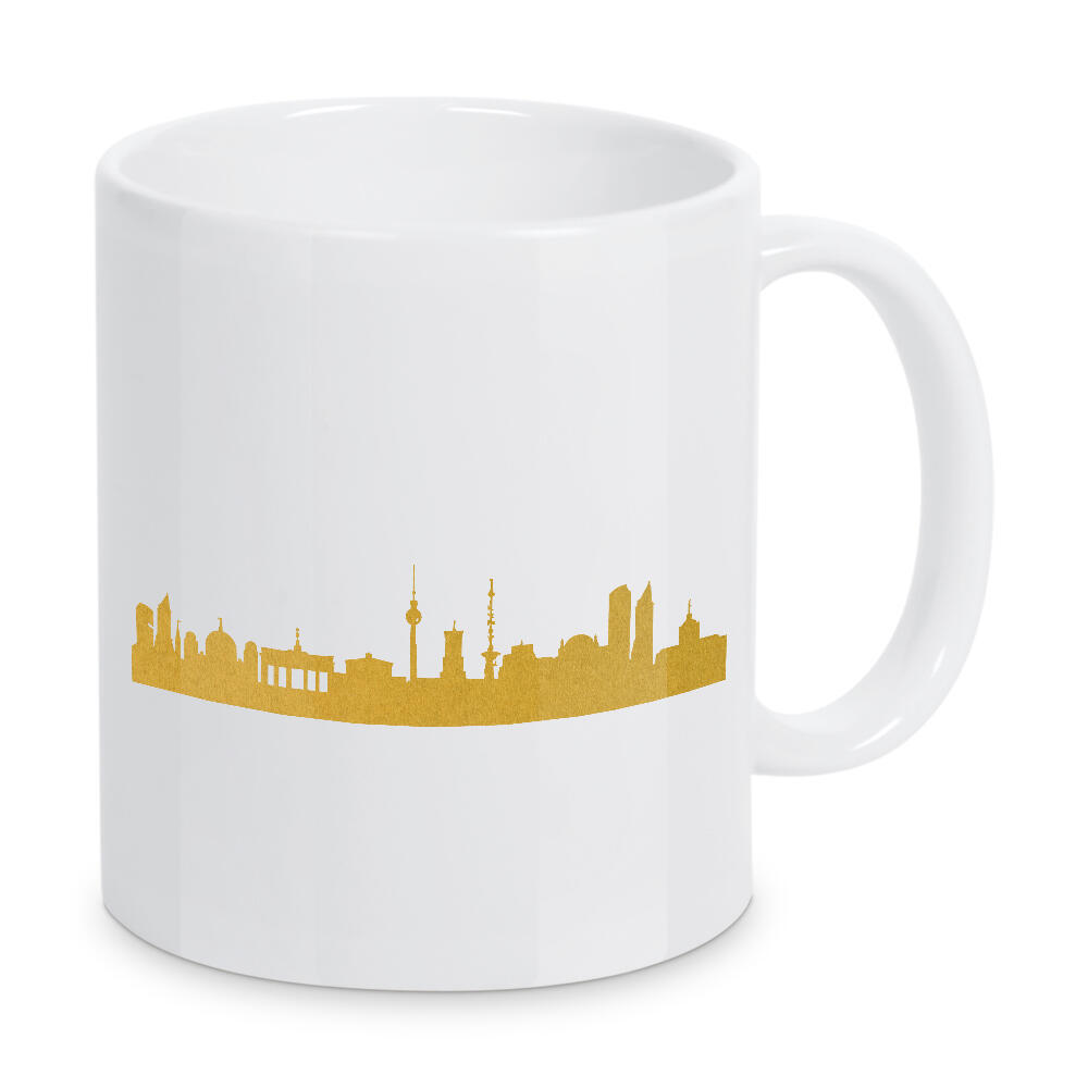 Tasse "BERLIN GOLD Print Love" artboxONE - Städte,Städte / Berlin,Reise,Architektur