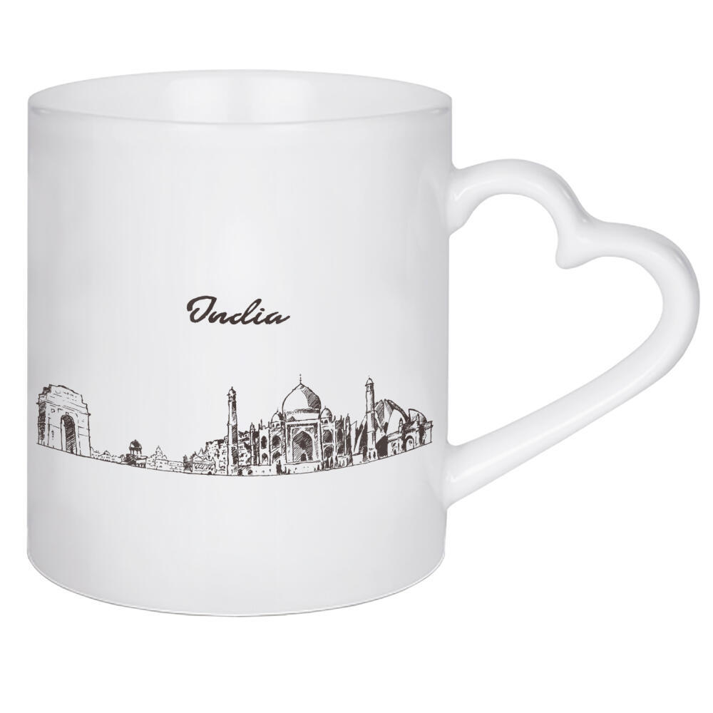 Herztasse "India 2" artboxONE - Reise,Architektur,Reise / Asien