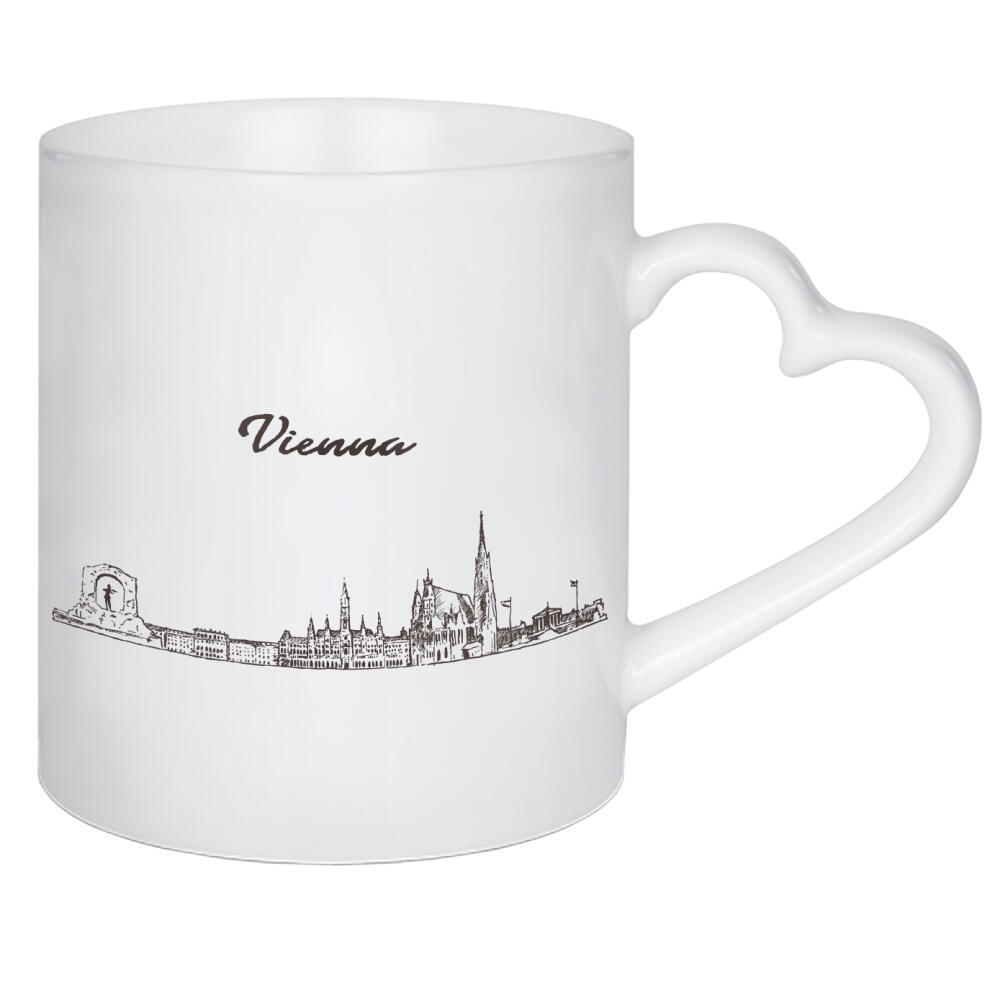 Herztasse "Vienna 2" artboxONE - Städte,Reise,Architektur,Städte / Wien