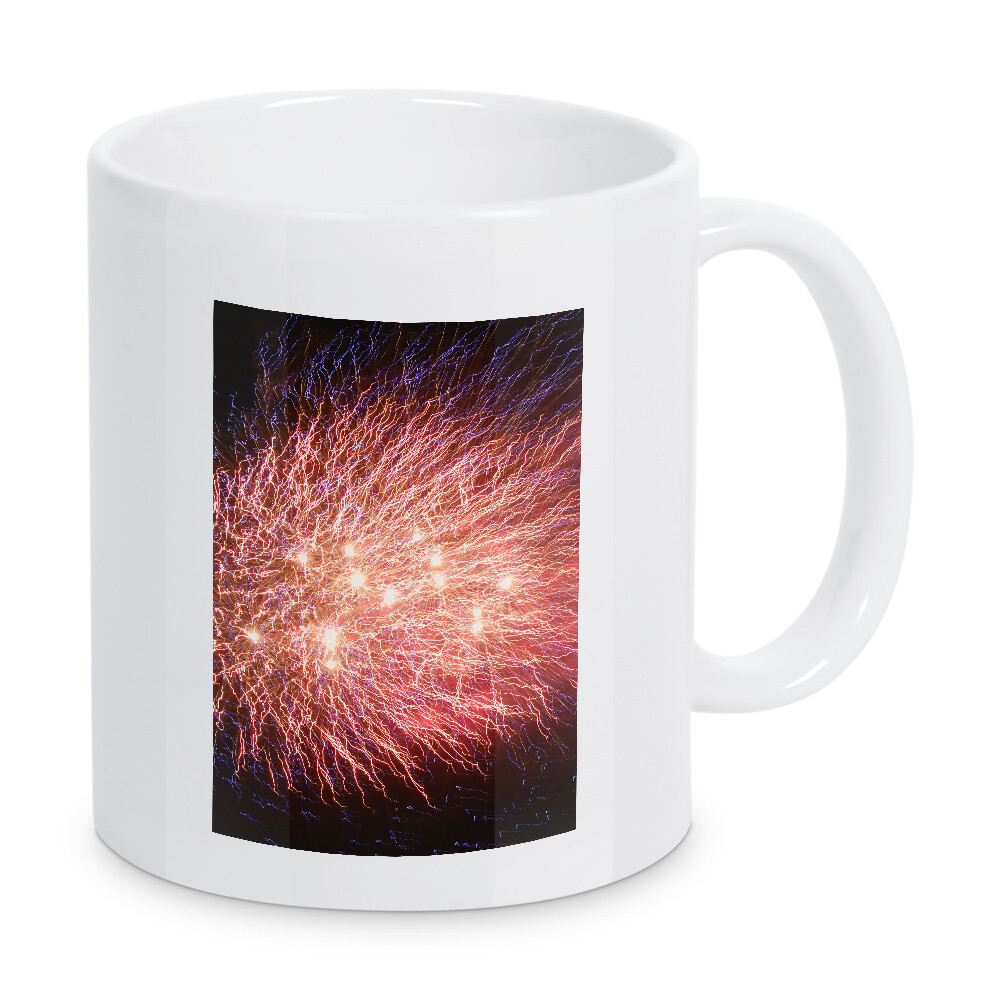 Tasse "Gedankenblitz" artboxONE - Abstrakt - Feuerwerk,Blitz,Mint,Feuer,Licht,Flashlight,Firework,Flash,Lights,Lichter