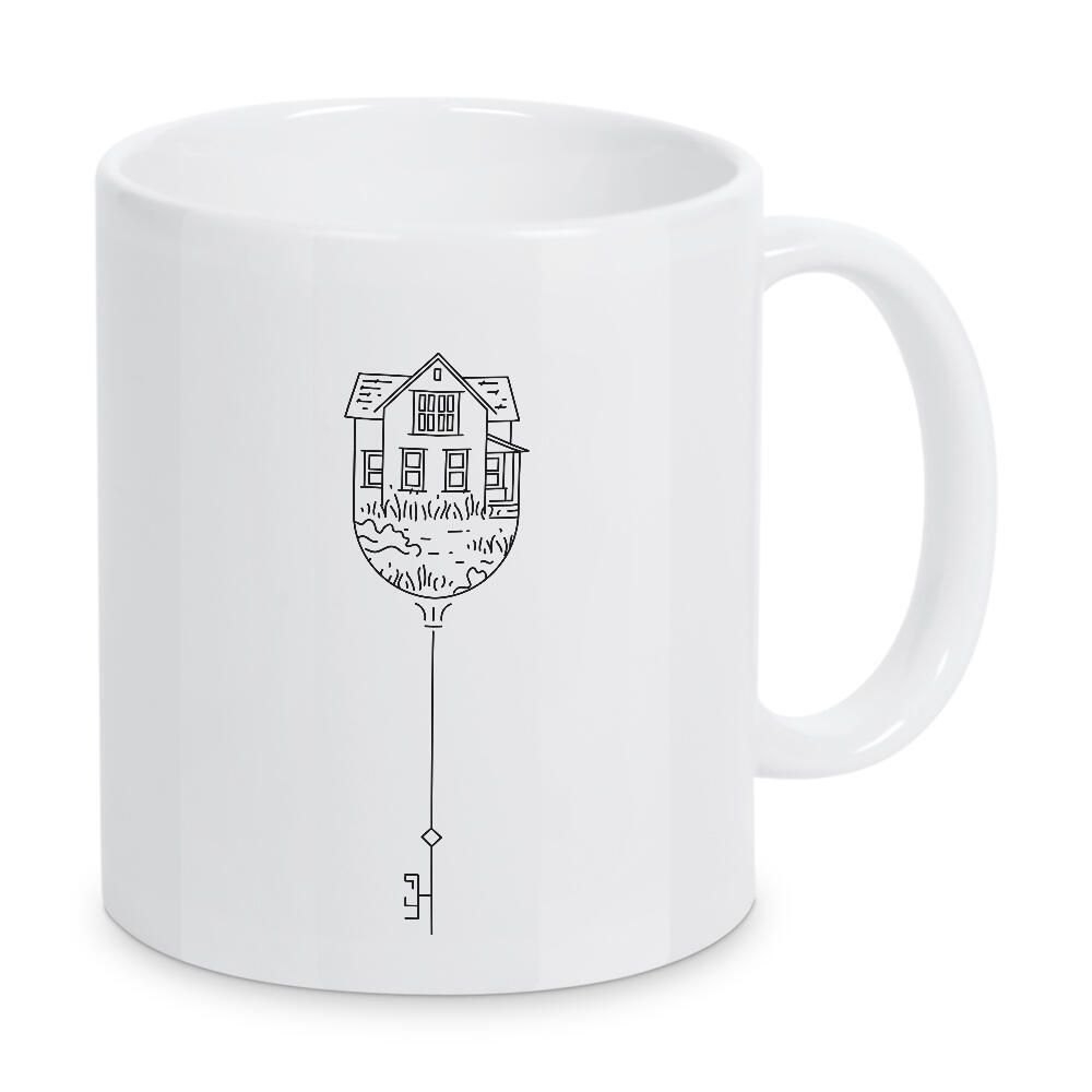 Tasse "Modern style house key" artboxONE - Architektur,Streetart