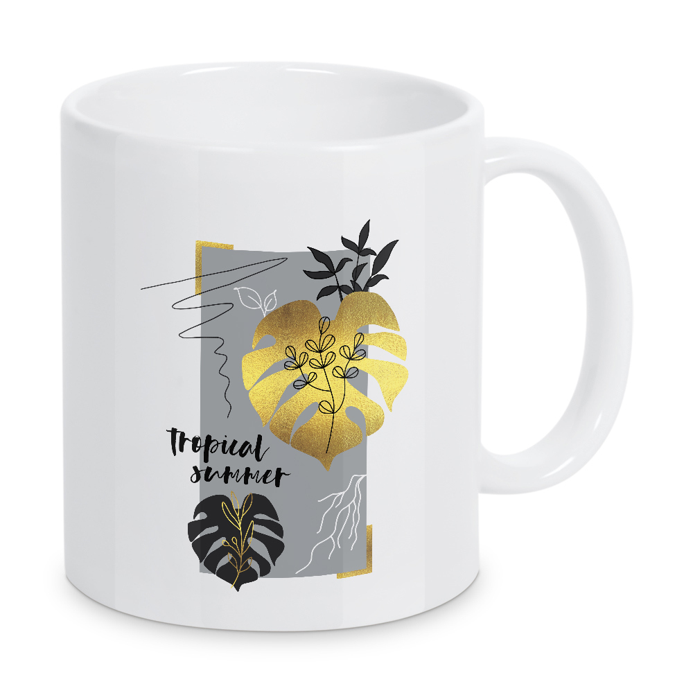 Tasse "Liebe zur Natur Tropischer Sommer" artboxONE - Natur,Abstrakt