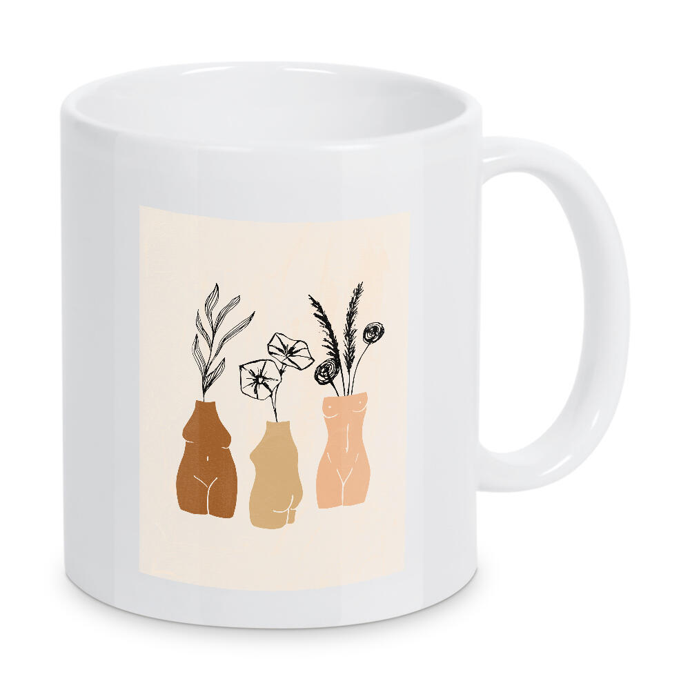 Tasse "3 Woman Sculptures Body Positivity" artboxONE - Floral,Menschen