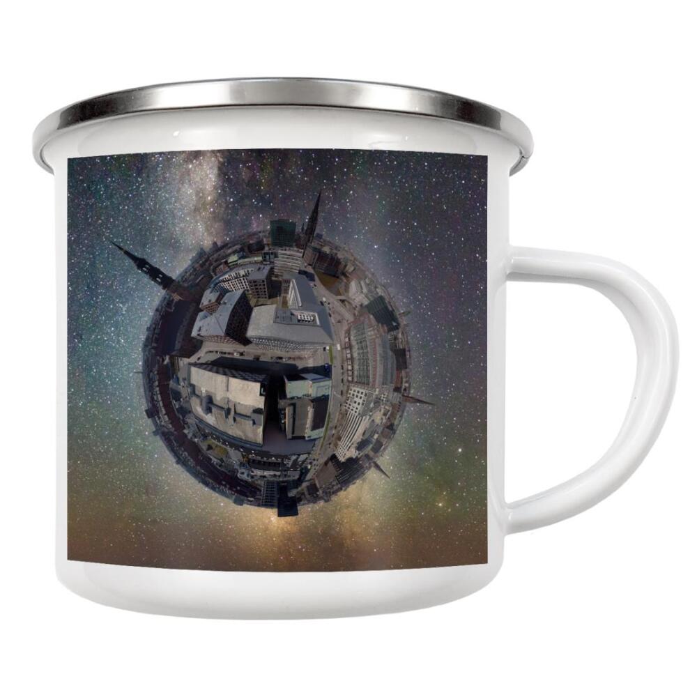 Emaille Tasse "Hamburg - Neue Gröningerstraße" artboxONE - Städte,Städte / Hamburg,Reise,Architektur,Reise / Länder