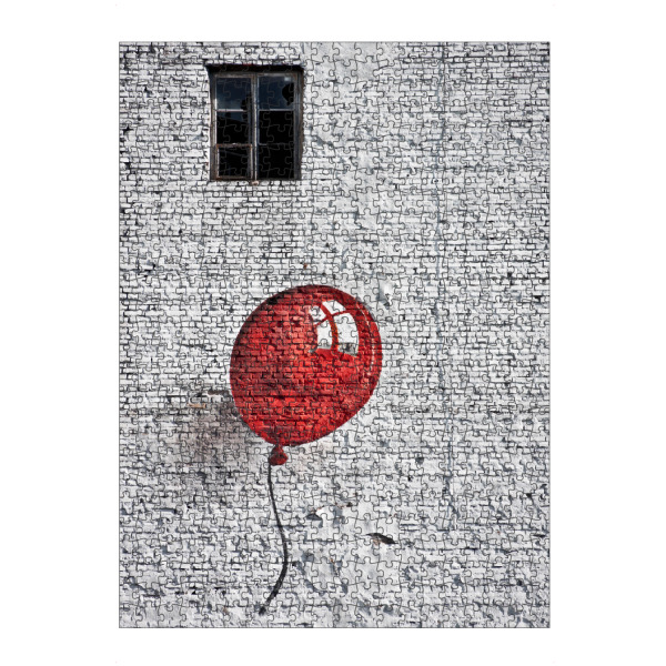 Puzzle Ravensburger "Ballon Liebe" artboxONE - Streetart - Luftballon,Liebe,Romantik,Banksy - Bild luftballon