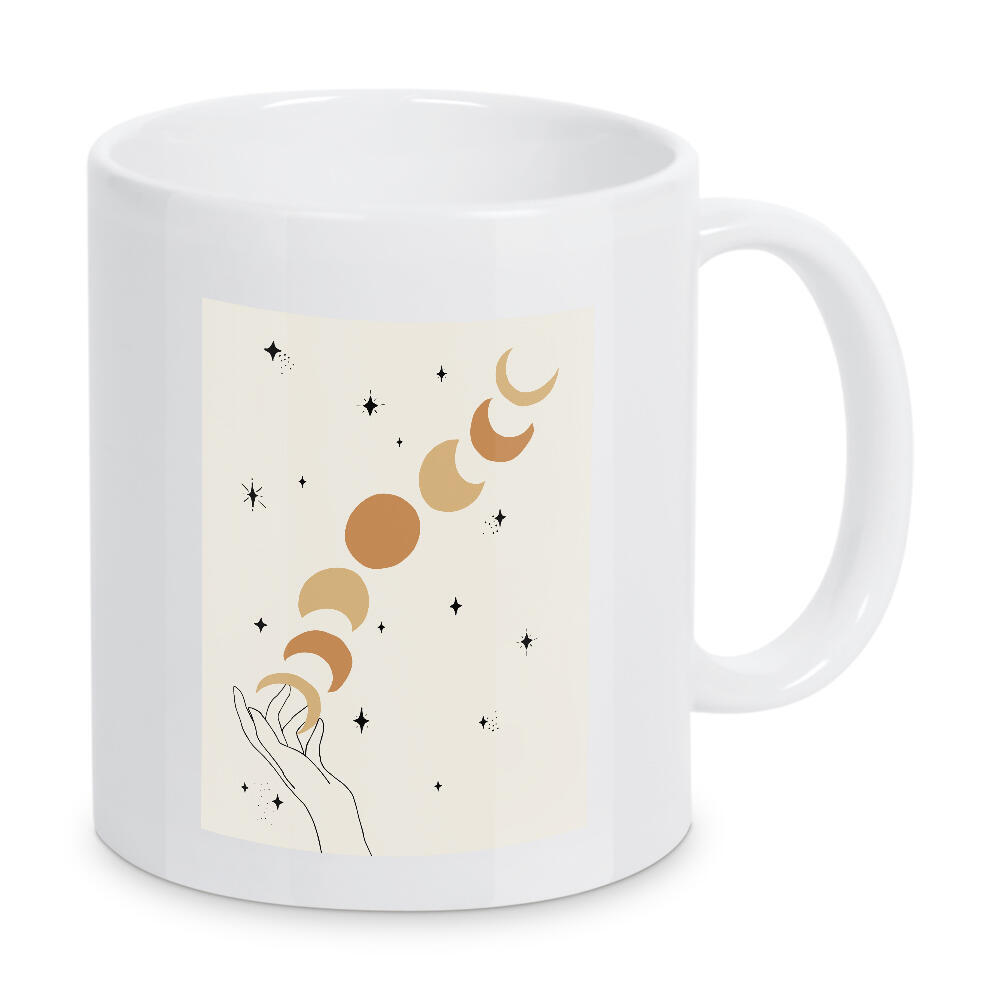 Tasse "Moon Phases Lunar Hand" artboxONE - Natur,Für Kinder,Galaxy