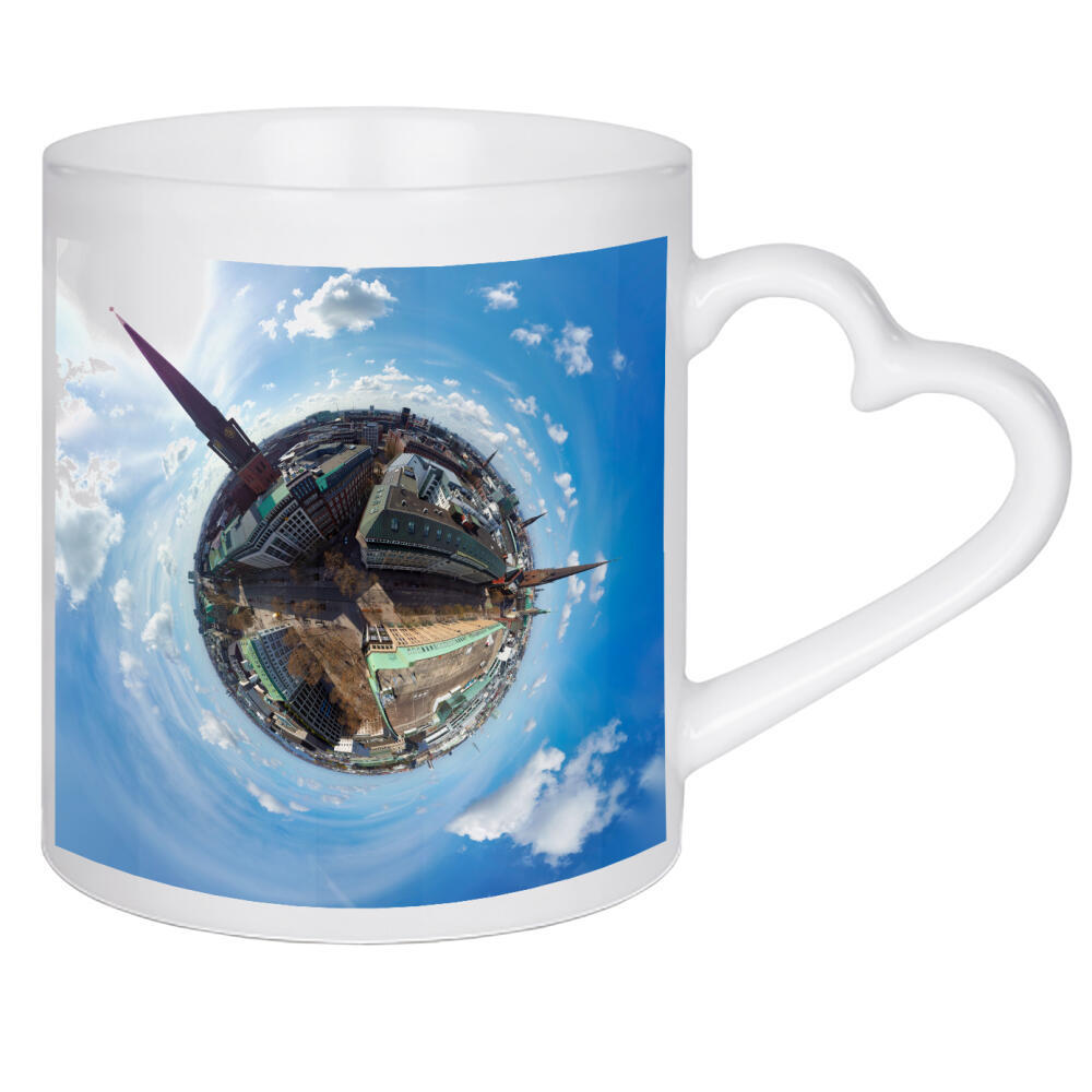 Herztasse "Hamburg - Mönckebergstraße" artboxONE - Städte,Städte / Hamburg,Reise,Architektur,Reise / Länder