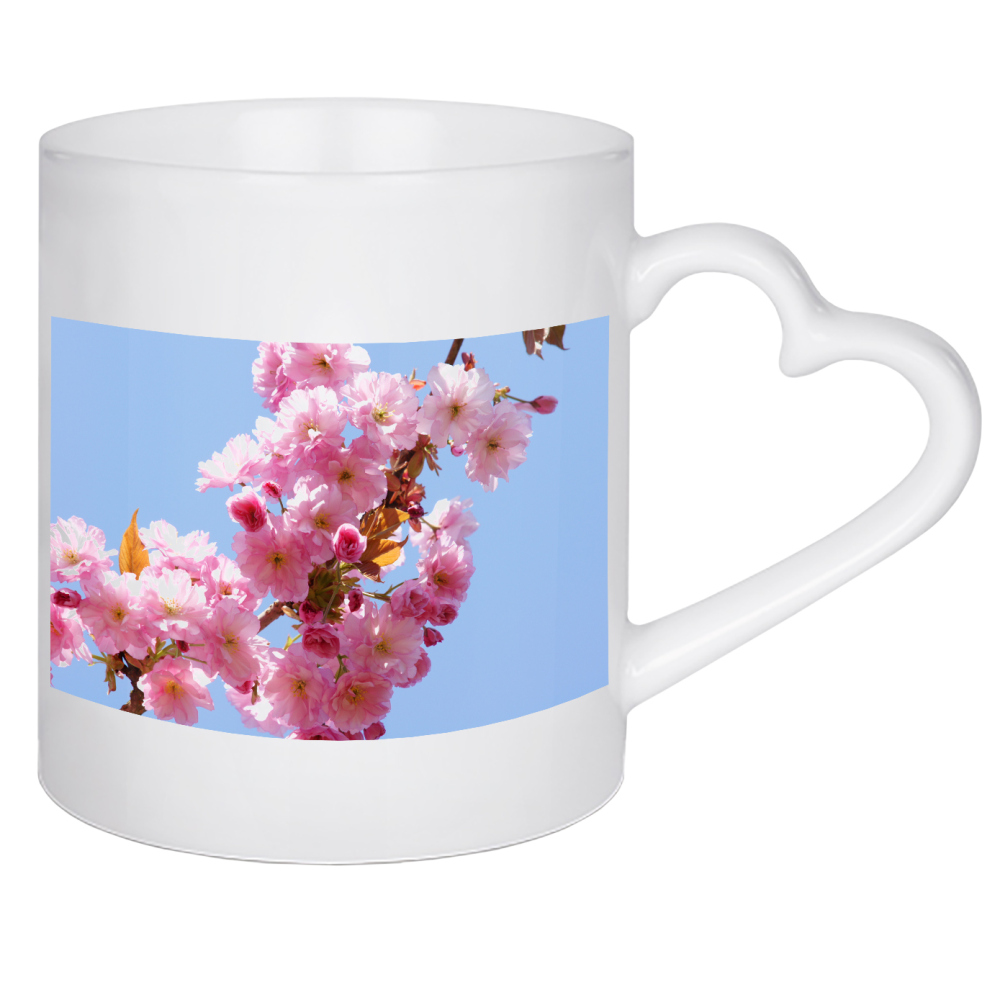 Herztasse "Frühling - Kirschblüten" artboxONE - Städte,Städte / Hamburg,Natur,Reise,Reise / Länder