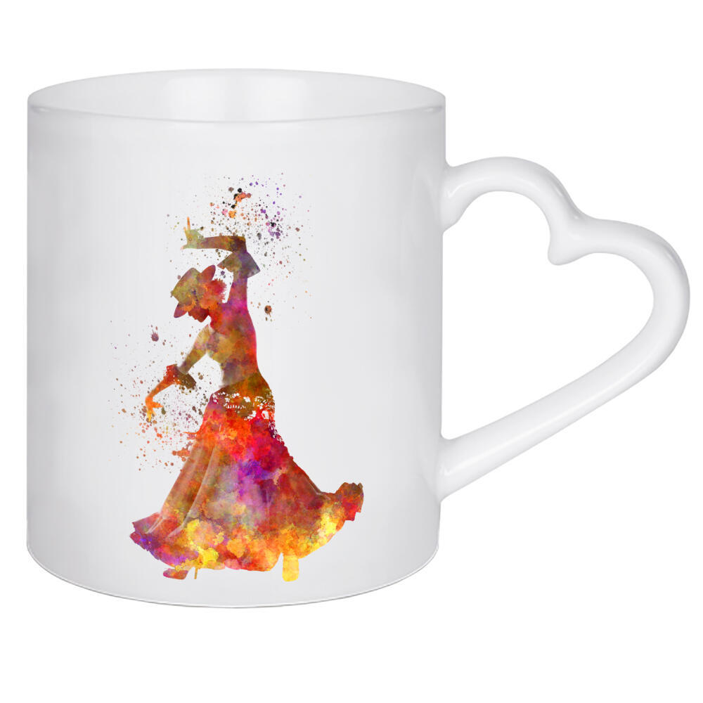 Herztasse "Spanish flamenco" artboxONE - Musik