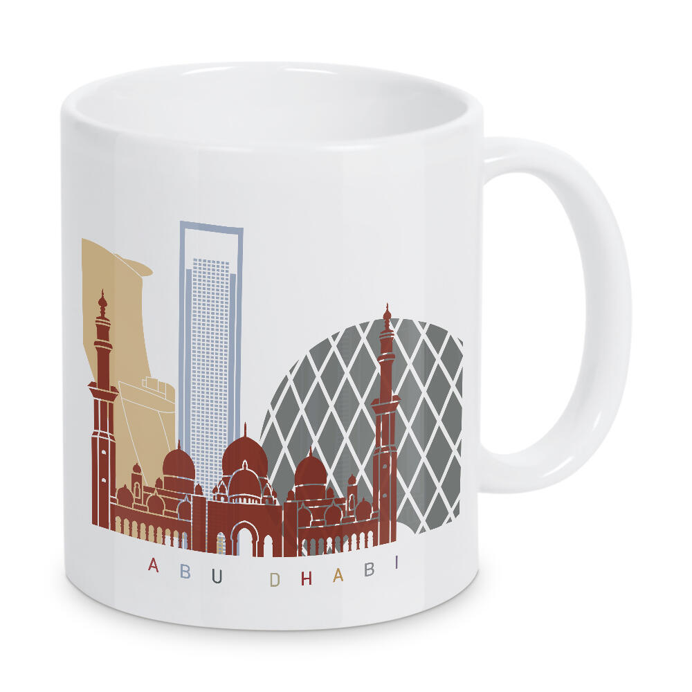 Tasse "Skyline Abu Dhabi" artboxONE - Städte,Architektur