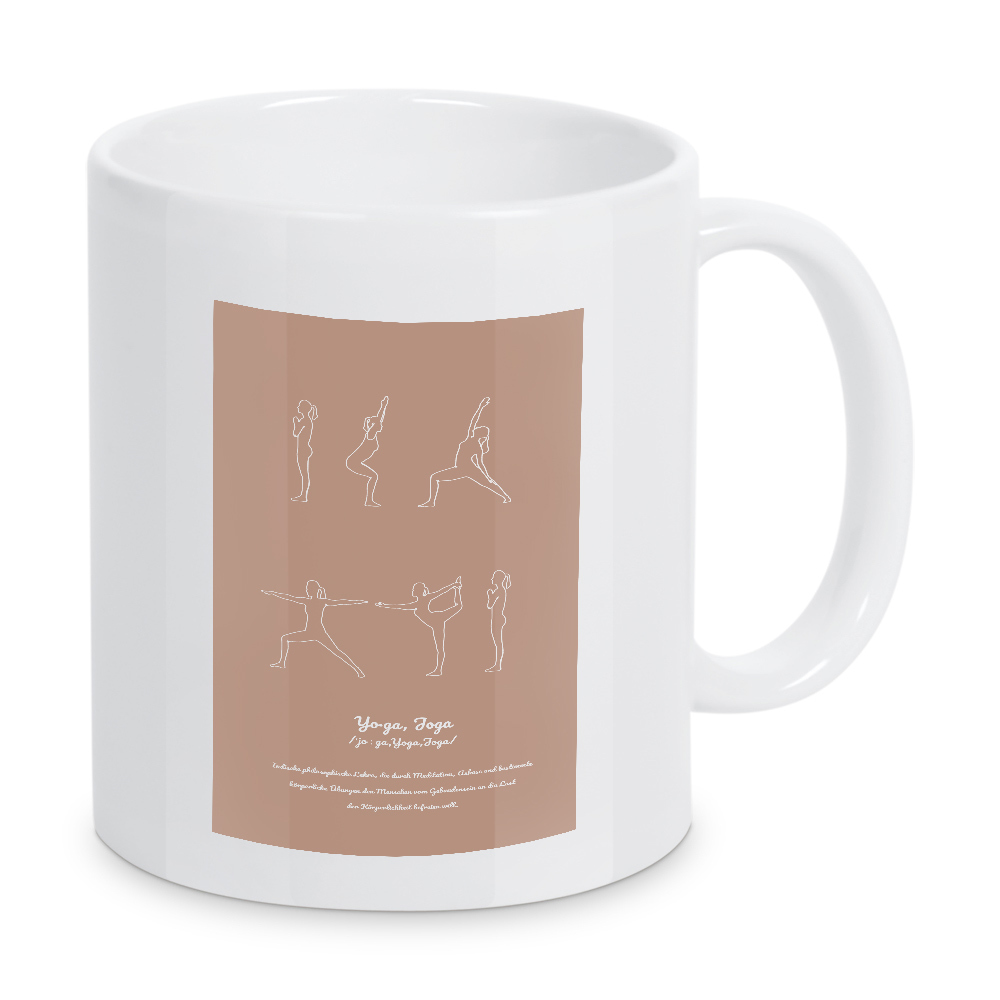 Tasse "Yo·ga, Joga" artboxONE - Sport
