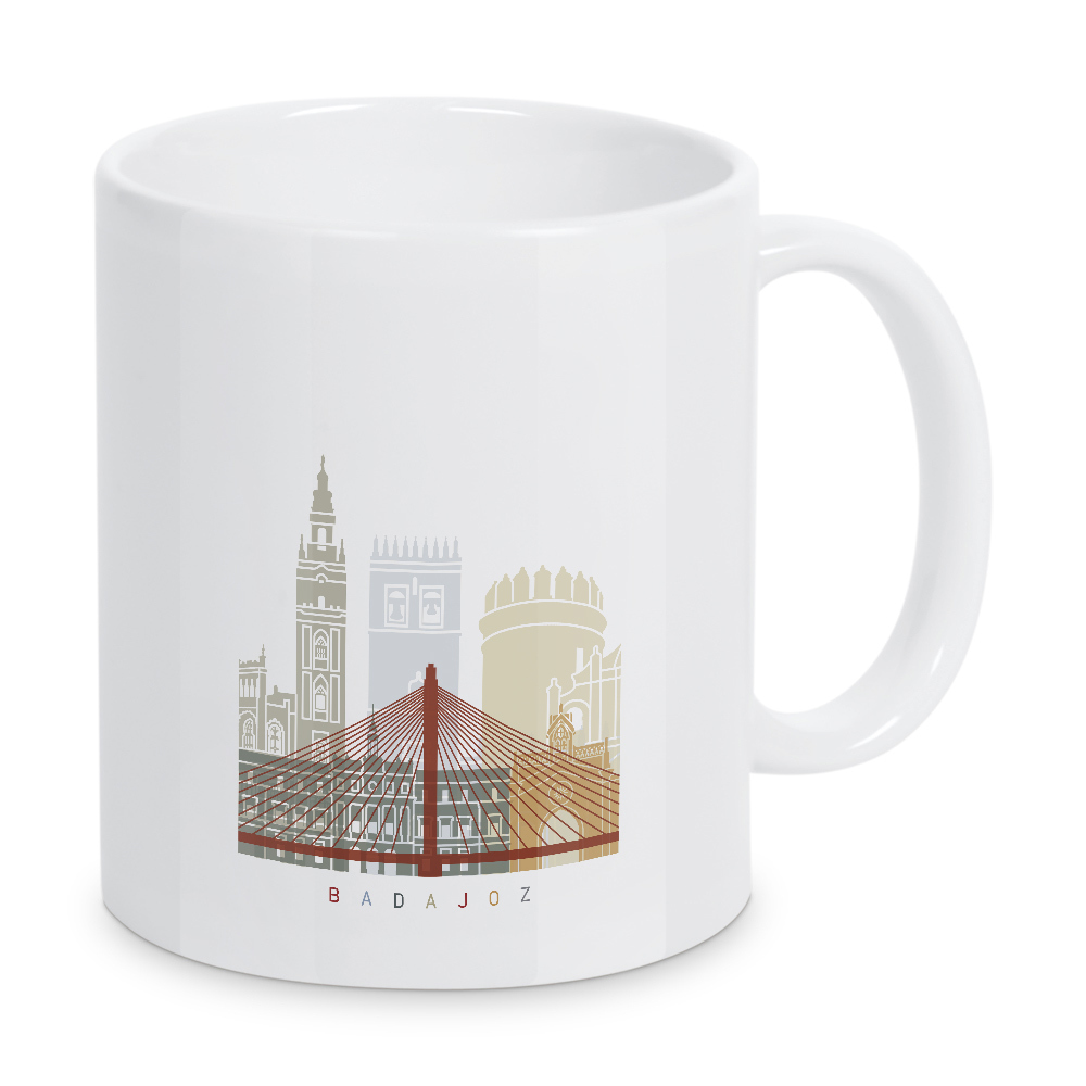 Tasse "Badajoz skyline" artboxONE - Städte,Architektur