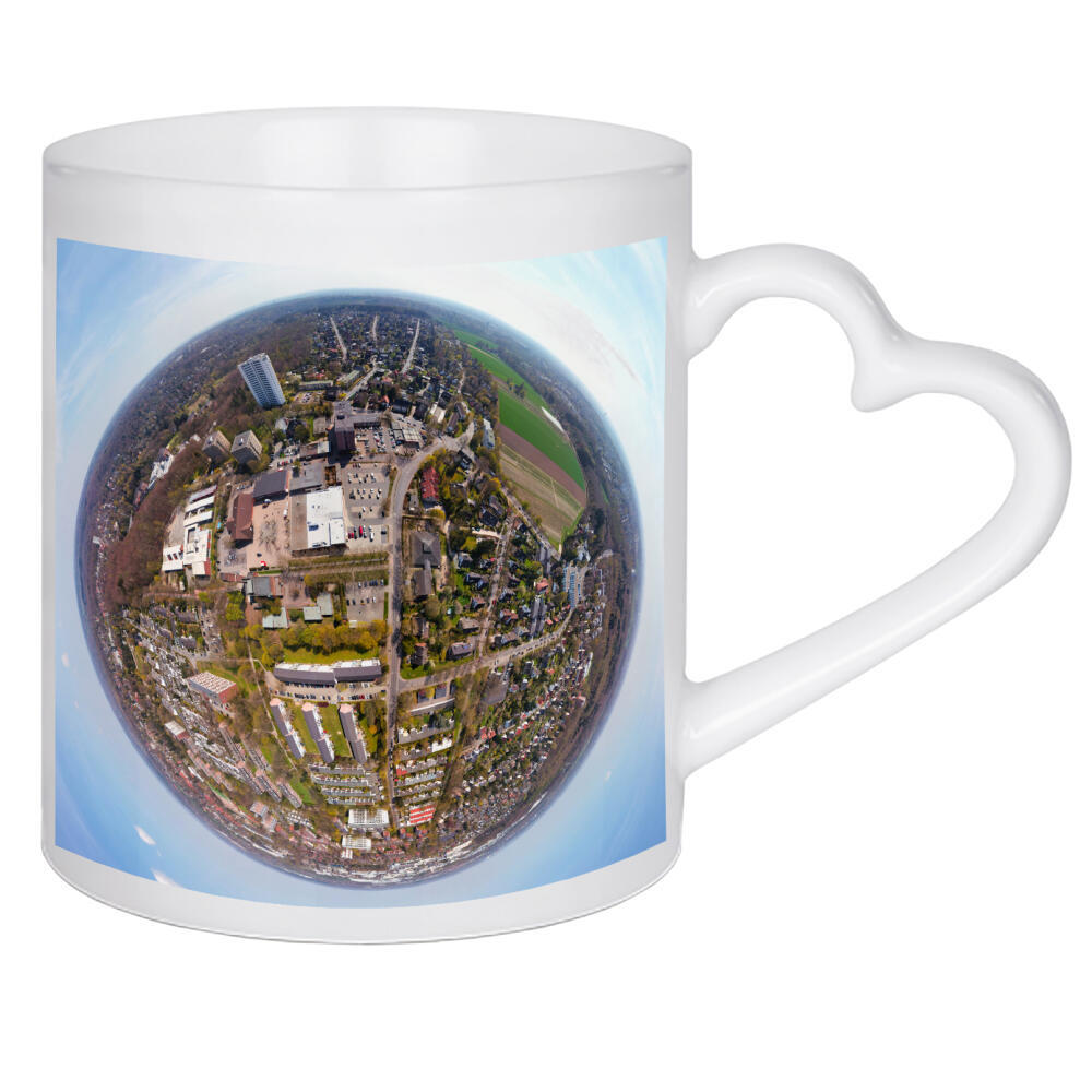 Herztasse "Reinbek, EKZ Am Ladenzentrum; high" artboxONE - Architektur