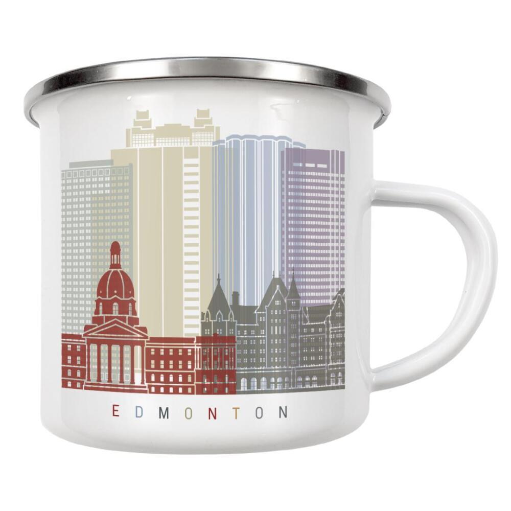 Emaille Tasse "Edmonton skyline" artboxONE - Städte,Architektur