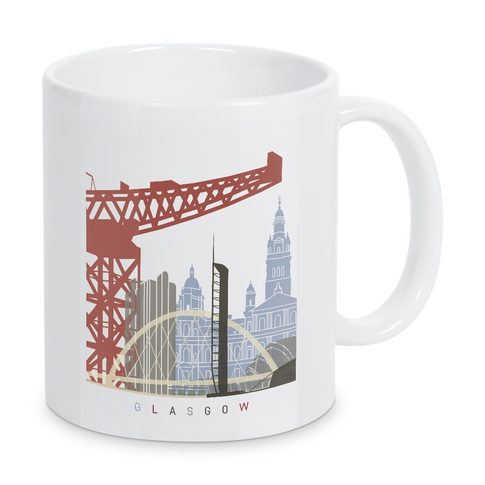 Tasse "Glasgow skyline" artboxONE - Städte,Architektur