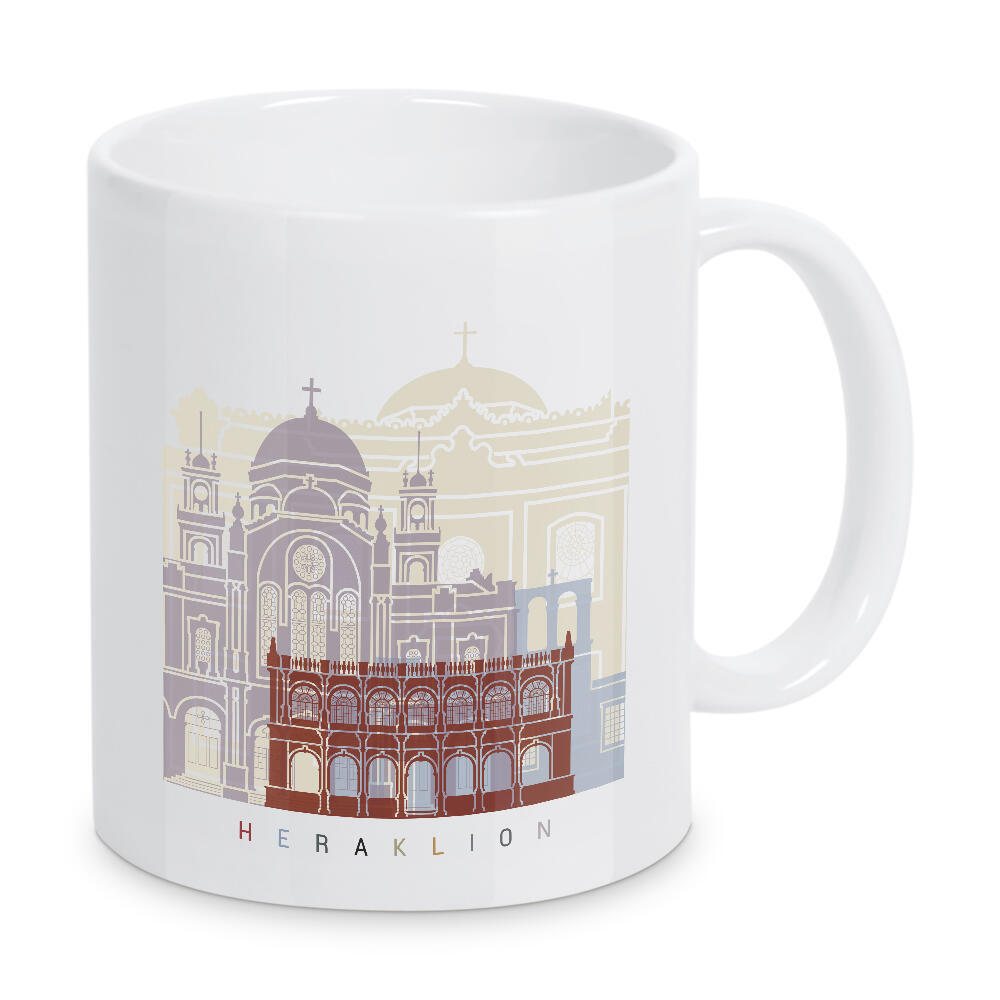 Tasse "Heraklion skyline" artboxONE - Städte,Architektur