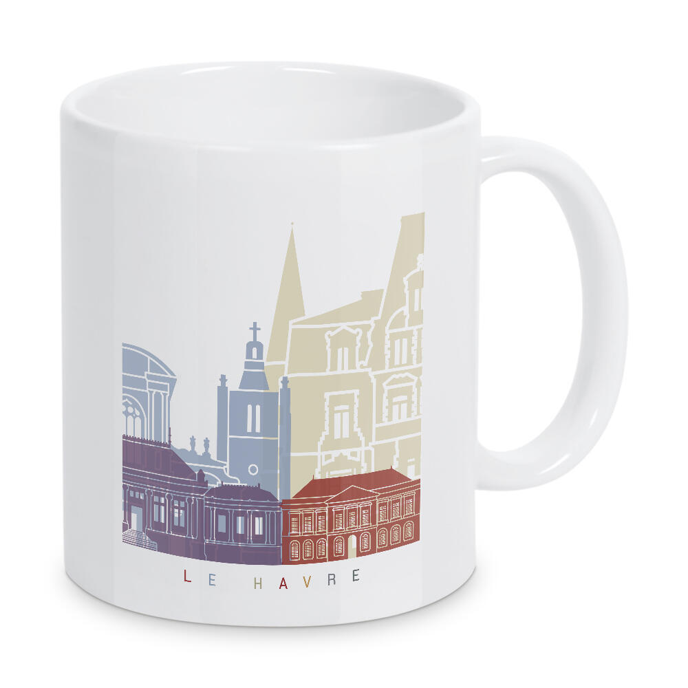 Tasse "Le Havre skyline" artboxONE - Städte,Architektur