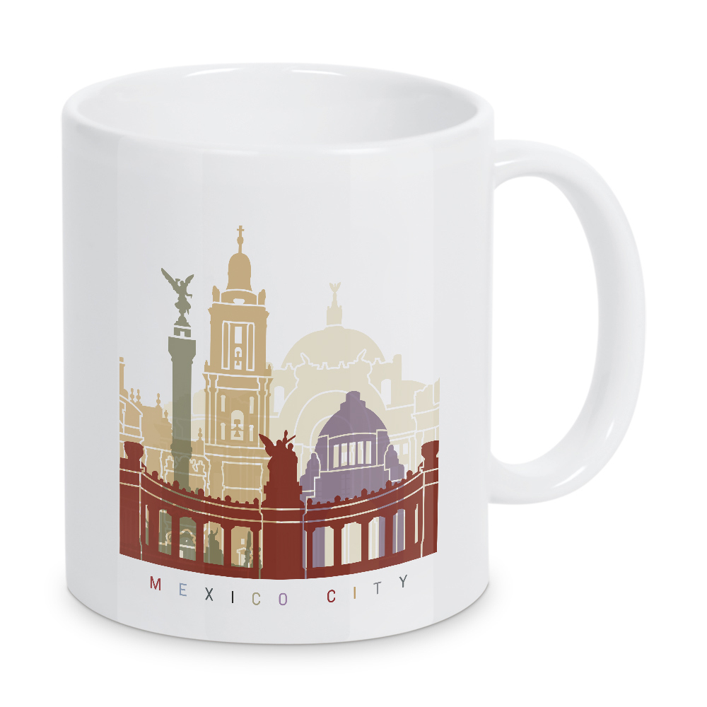 Tasse "Mexico City skyline" artboxONE - Städte,Architektur