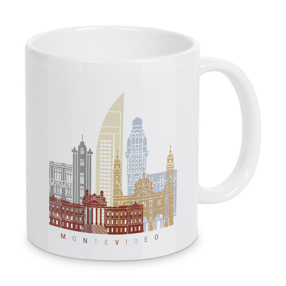Tasse "Montevideo skyline" artboxONE - Städte,Architektur