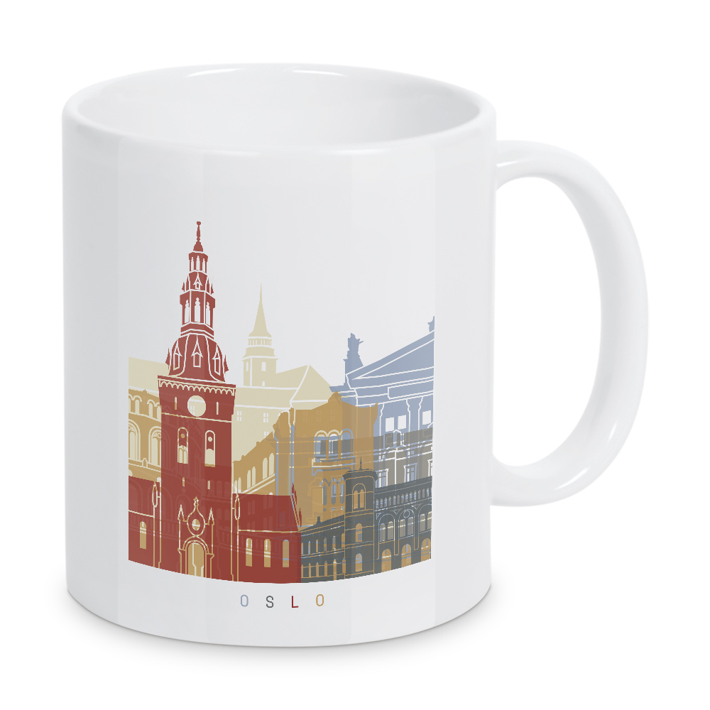Tasse "Oslo skyline" artboxONE - Städte,Architektur