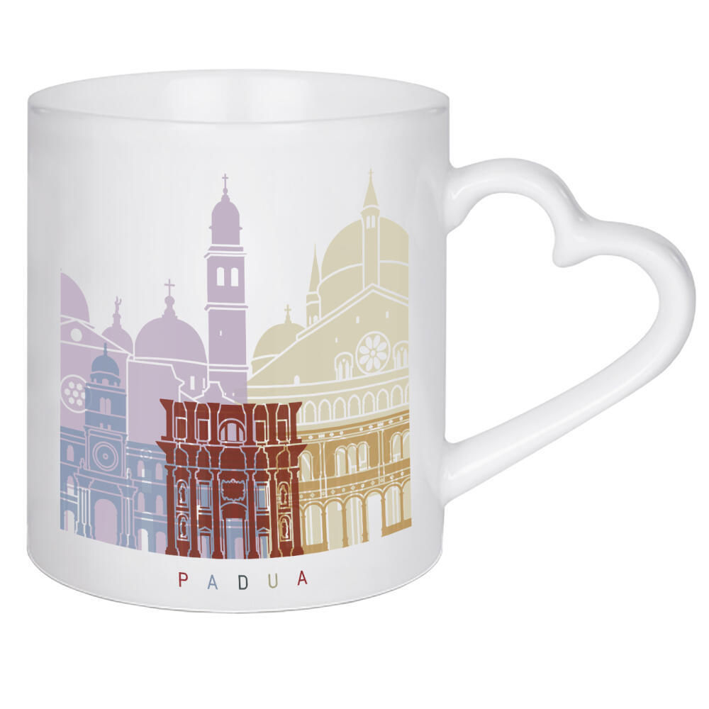 Herztasse "Padua skyline" artboxONE - Städte,Architektur