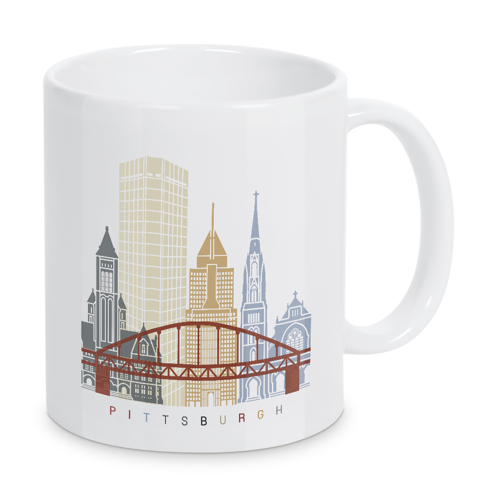 Tasse "Pittsburgh skyline" artboxONE - Städte,Architektur