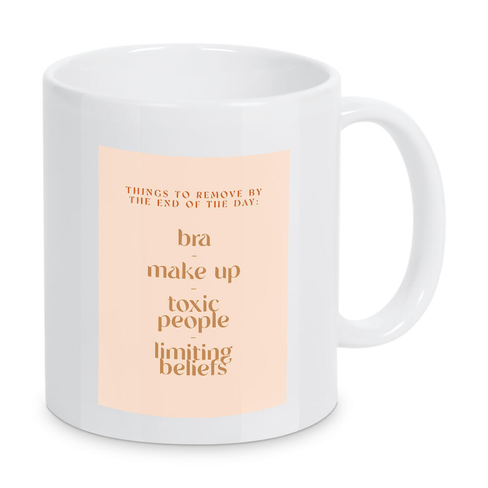 Tasse "Things to Remove" artboxONE - Typografie,Liebe,Lustig