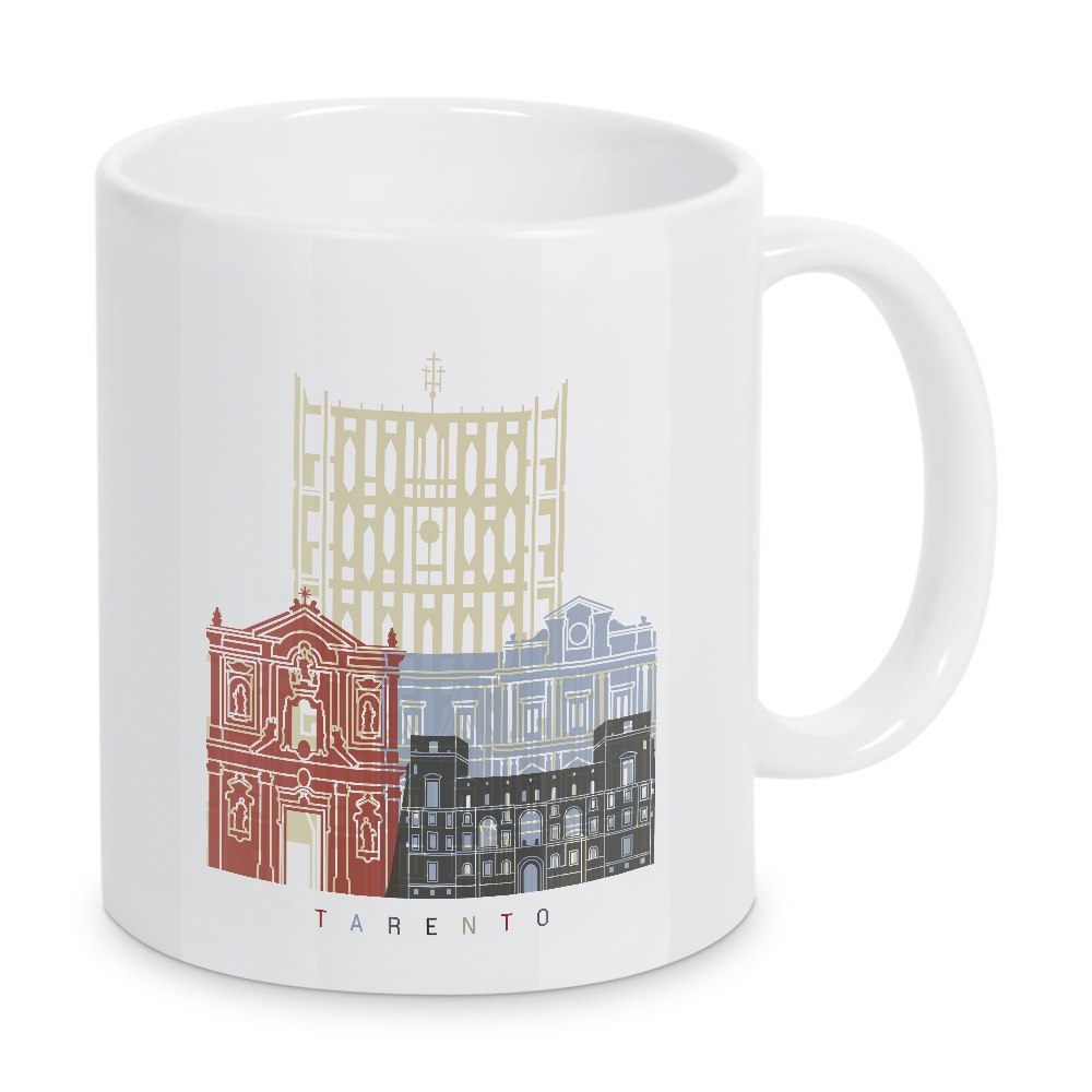 Tasse "Tarento skyline" artboxONE - Städte,Architektur