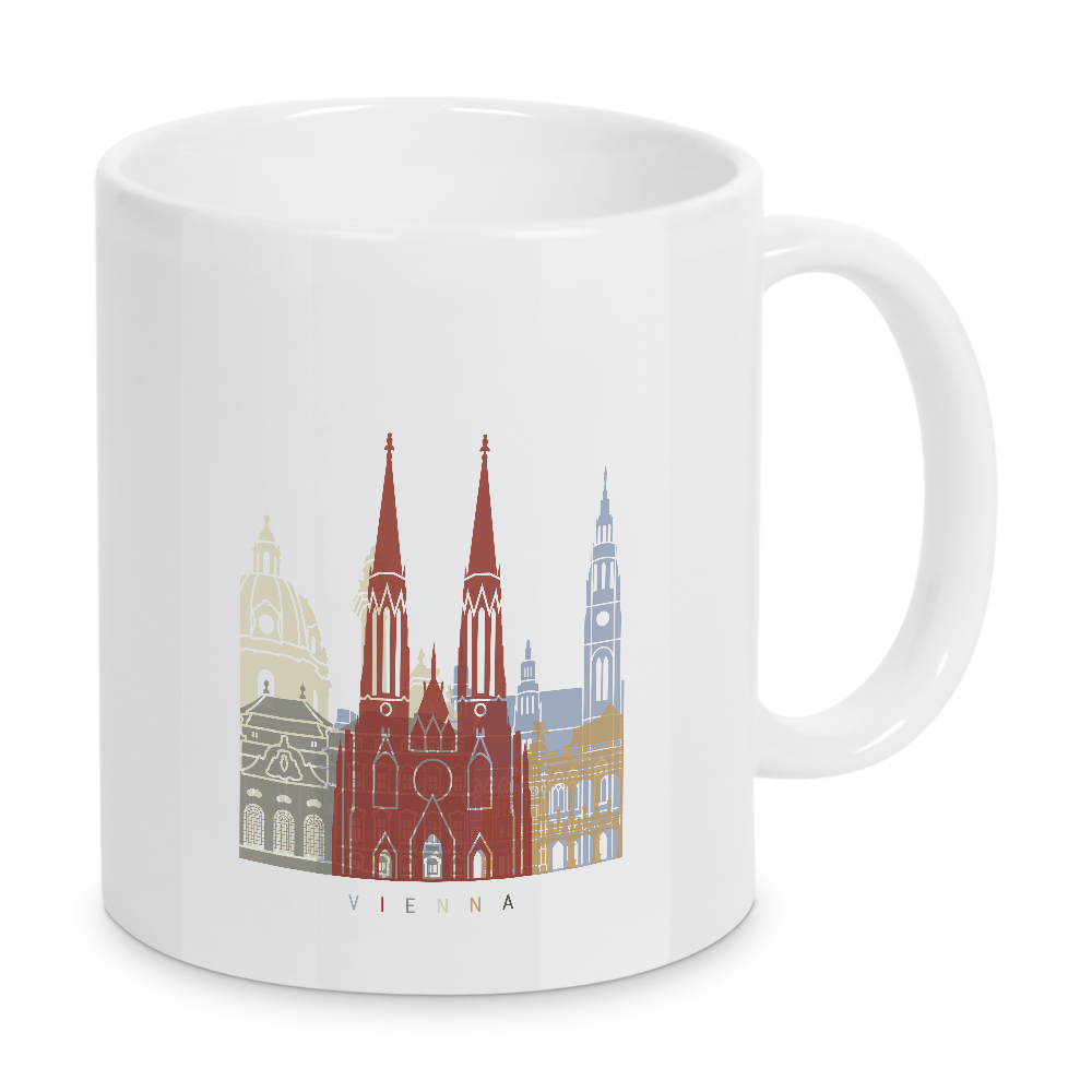 Tasse "Vienna skyline-b" artboxONE - Städte,Architektur