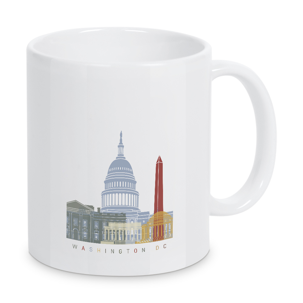 Tasse "Washington DC skyline-b" artboxONE - Städte,Architektur