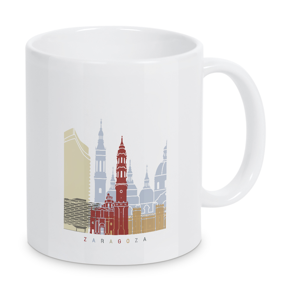 Tasse "Zaragoza skyline" artboxONE - Städte,Architektur