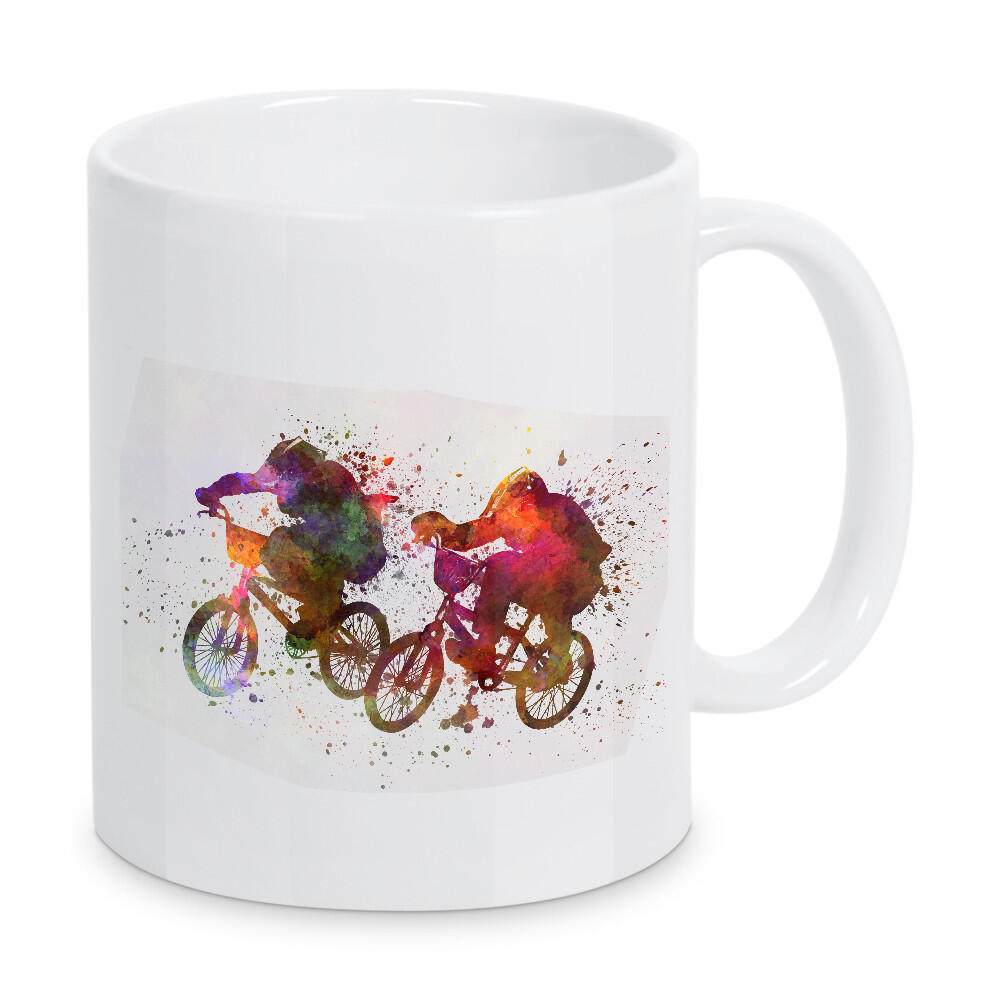 Tasse "BMX race" artboxONE - Sport - Sport,Sports,Color,Illustration,Bmx,Bicycle,Race,Jump,Competition,Bicycle race,Acrobatics,Tour