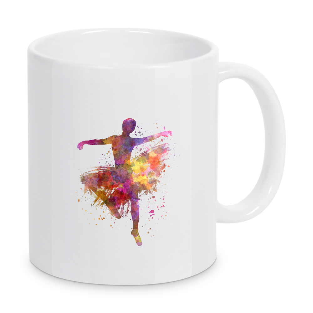 Tasse "Ballet dancer-g" artboxONE - Sport - Sport,Sports,Color,Illustration,Watercolor,Ballerina,Ballet,Ballet dancer,Dance,Dancer,Dancing