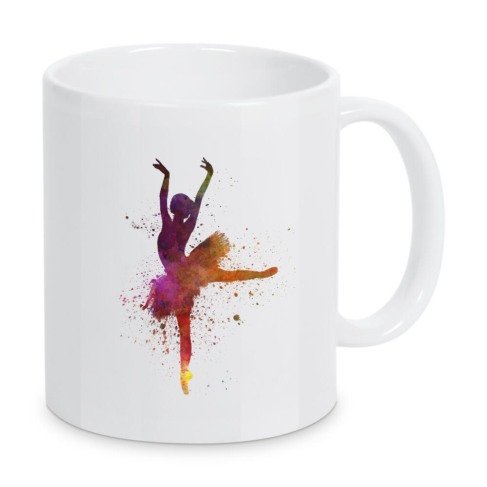Tasse "Ballet dancer-l" artboxONE - Sport - Sport,Sports,Color,Illustration,Watercolor,Ballerina,Ballet,Ballet dancer,Dance,Dancer,Dancing