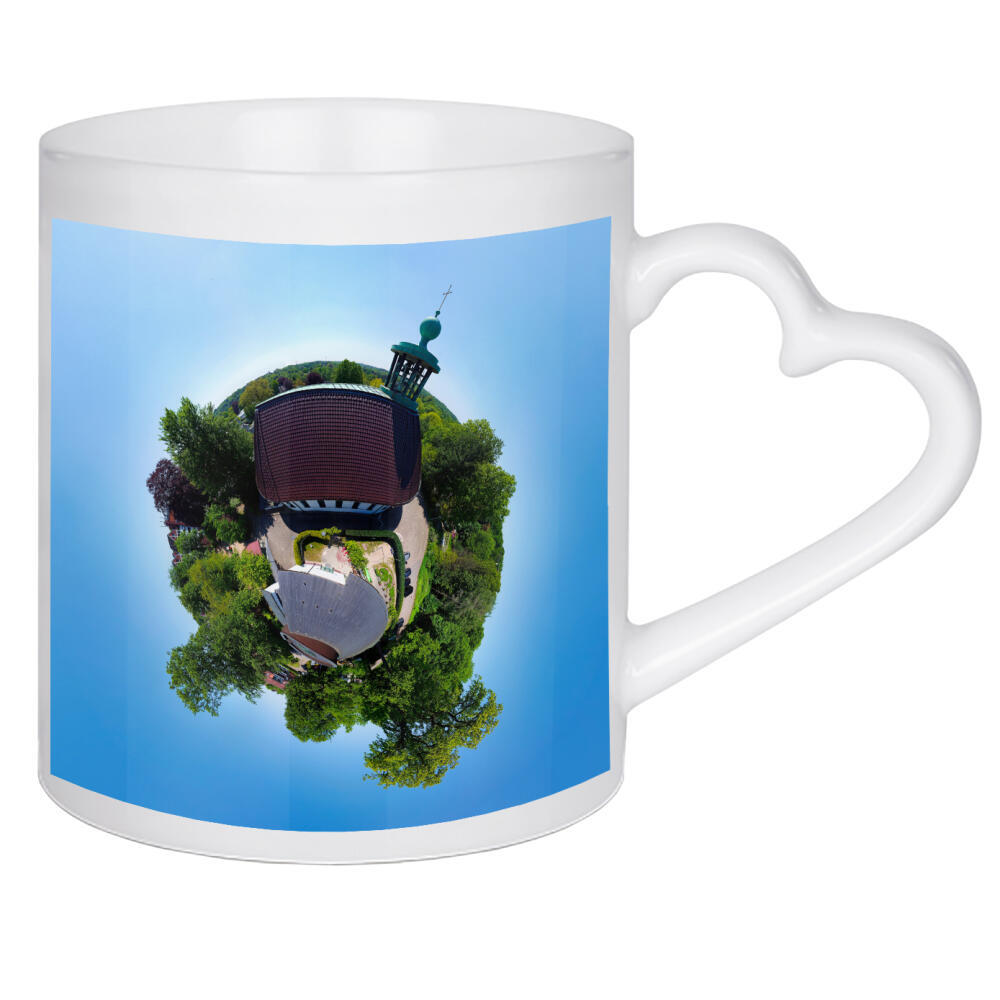 Herztasse "Reinbek - Kirche Herz Jesu, waage" artboxONE - Städte,Reise,Architektur,Reise / Länder