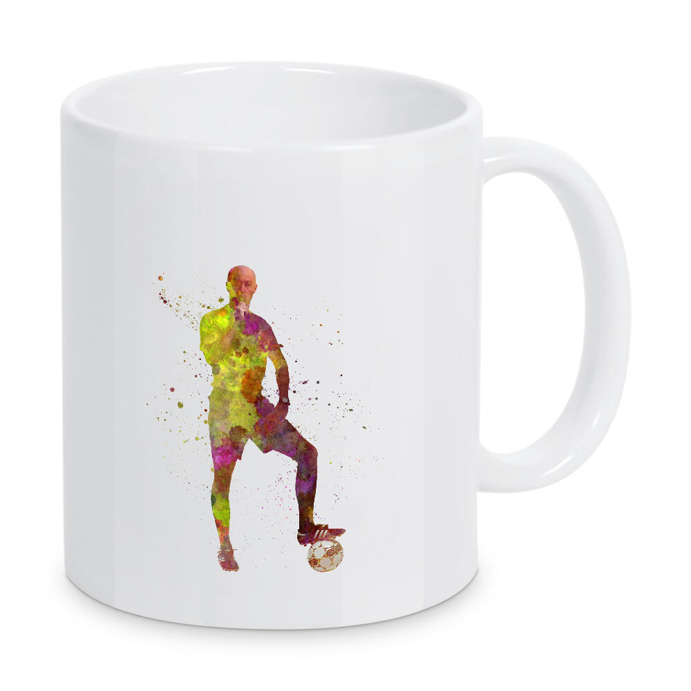 Tasse "Referee in watercolor" artboxONE - Sport - Sport,Sports,Color,Illustration,Watercolor,Referee,Soccer,Foul,Stadium,Player
