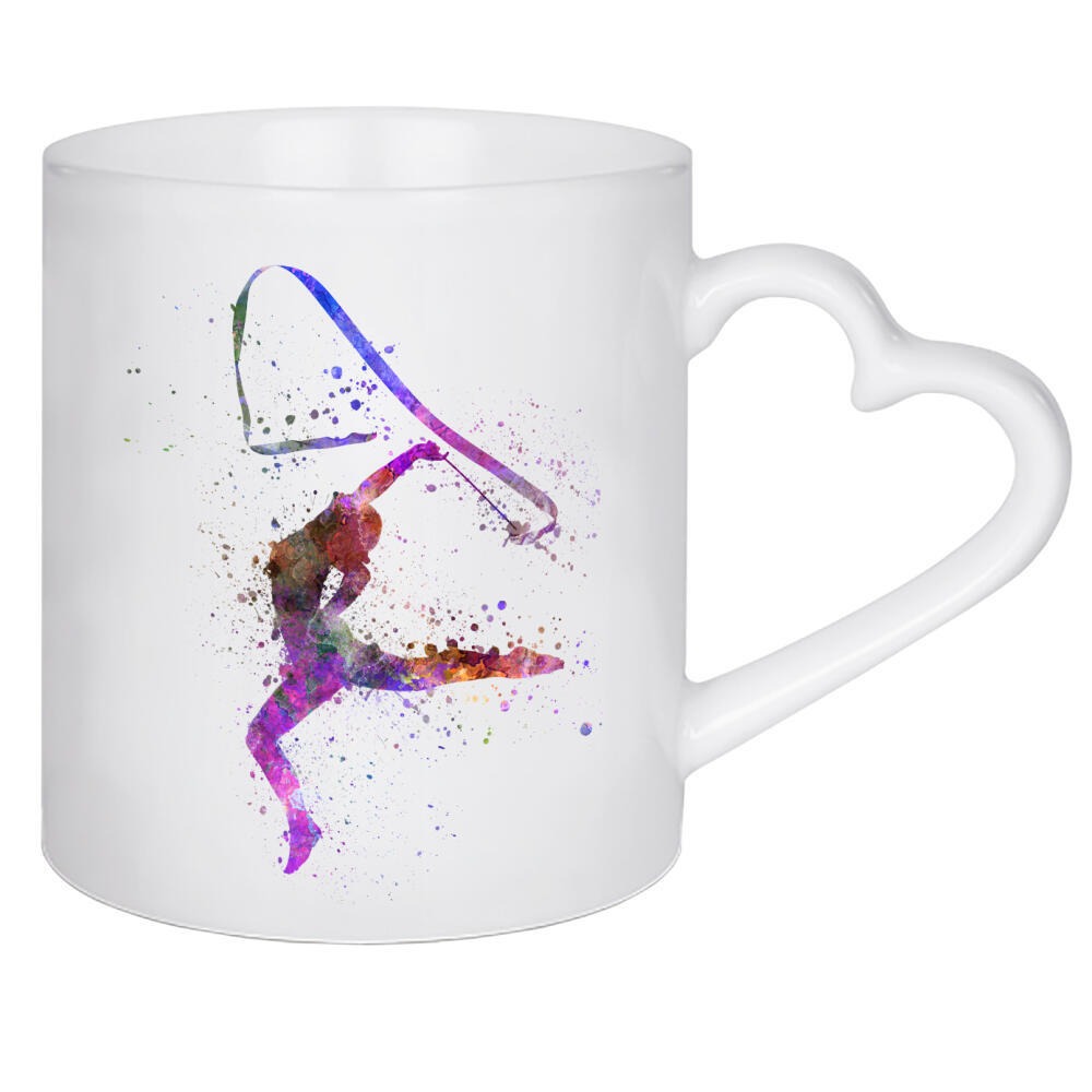 Herztasse "Rhythmic Gymnastics-c" artboxONE - Sport