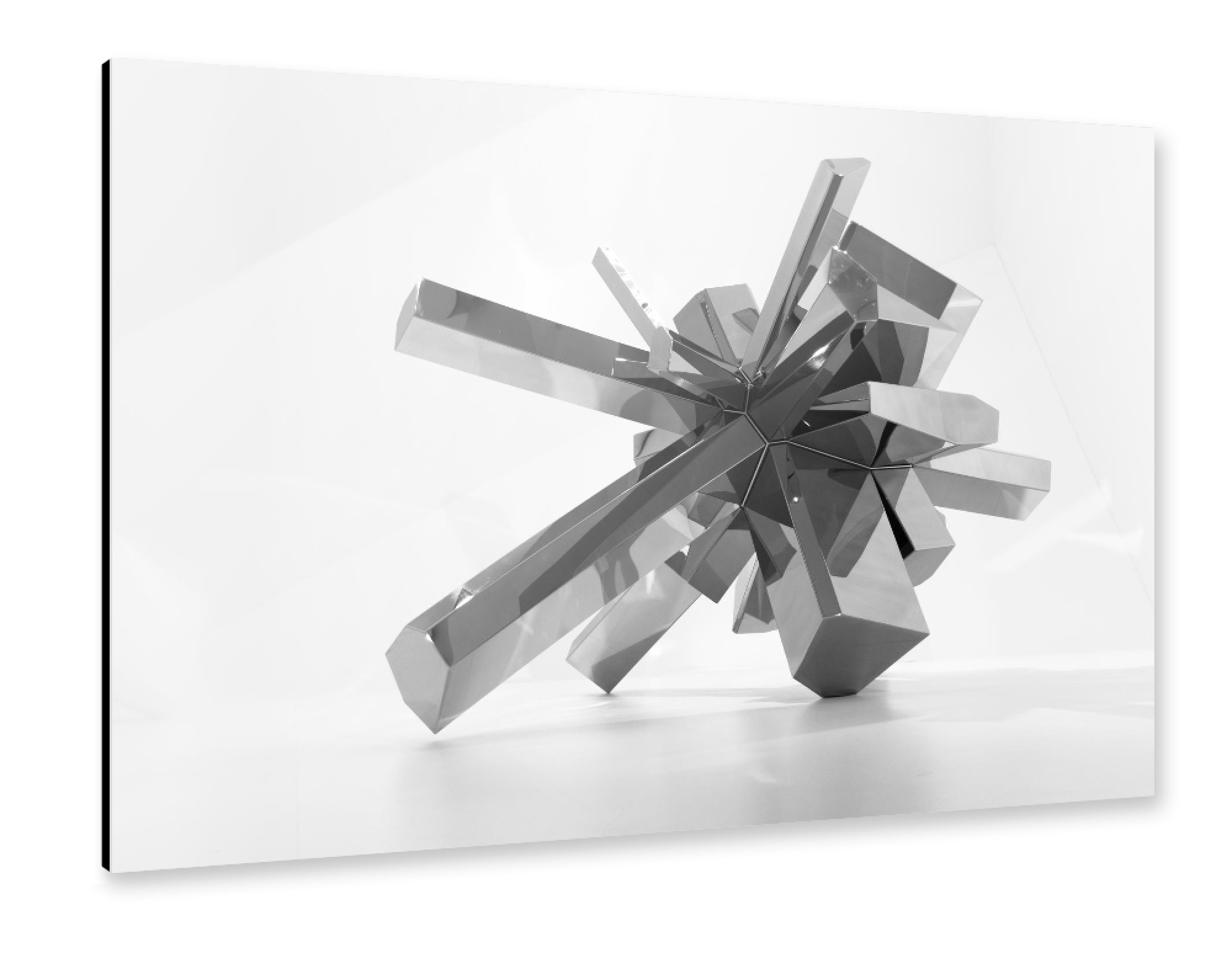 Alu-Dibond "Steel Explosion" 30x20 cm artboxONE