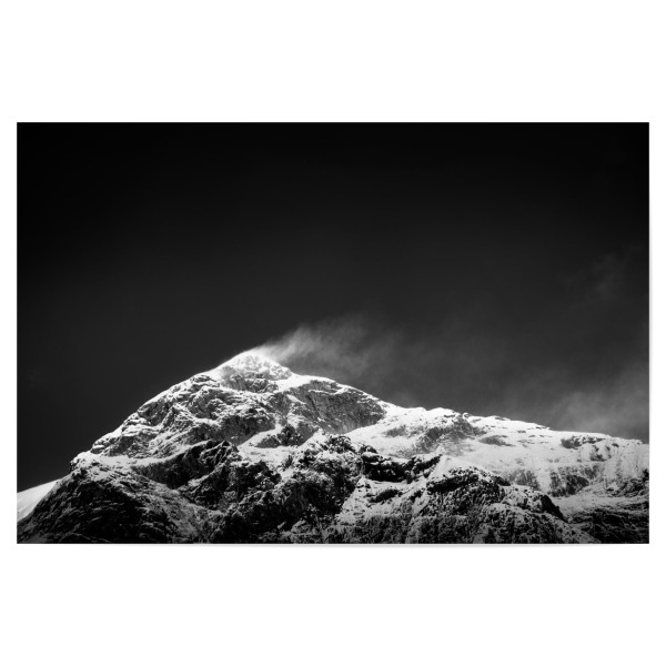 Poster 30x20 cm "Schneespiel" artboxONE - Natur,Schwarzweiß - Monochrome fotografie,Berg,Naturaufnahme,Schnee,Gebirge,Landschaft,Wohnzimmer