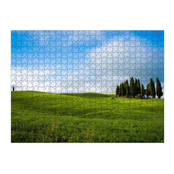 Puzzle Ravensburger "The cypress" artboxONE - Natur - Natur,Wiese,Himmel,Sonnenschein,Natur - Bild Natur