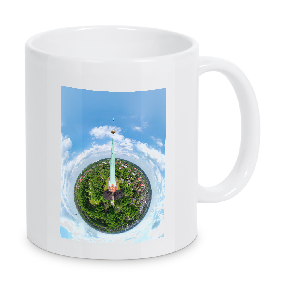 Tasse "HH-Lohbrügge Erlöserkirche low" artboxONE - Städte,Städte / Hamburg,Reise,Architektur,Reise / Länder