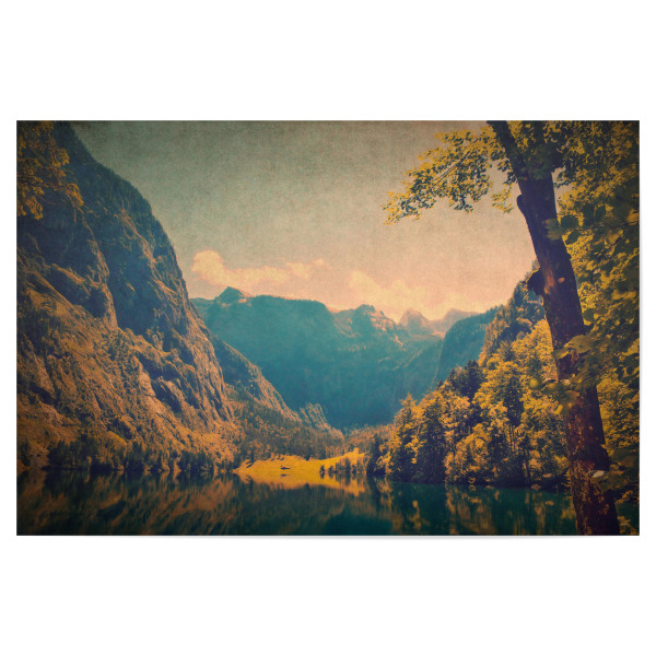 Poster 30x20 cm "Obersee Vintage" artboxONE - Natur,Reise