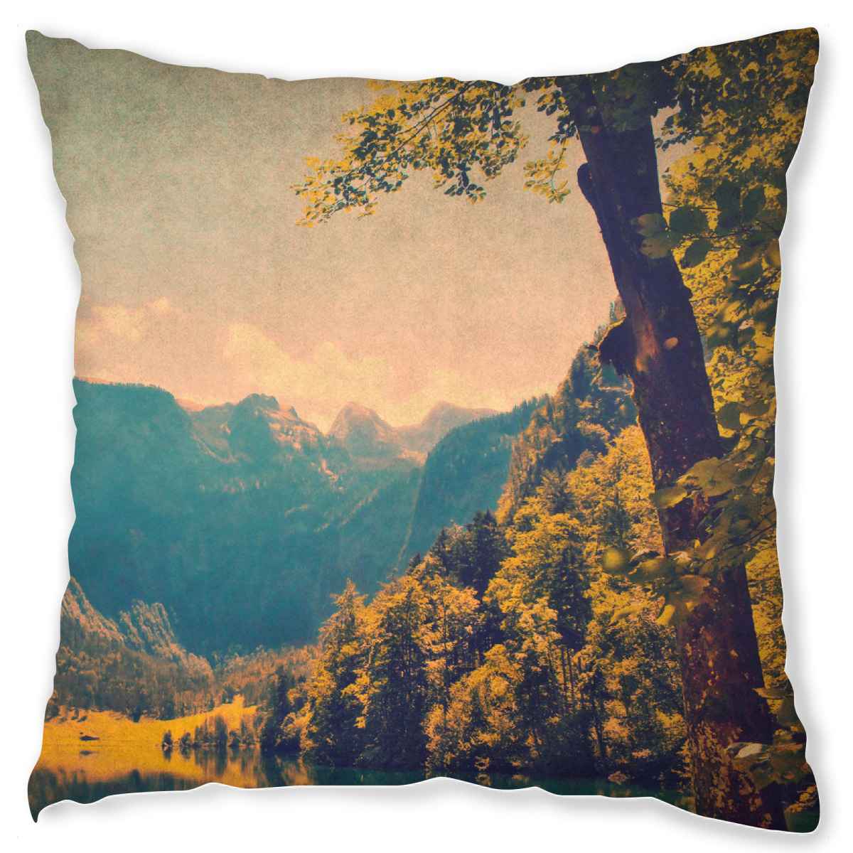 Design-Kissen "Obersee Vintage" artboxONE - Natur,Reise