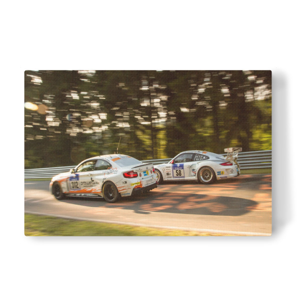 Leinwandbild "Auf der Überholspur" artboxONE - Sport / Motorsport