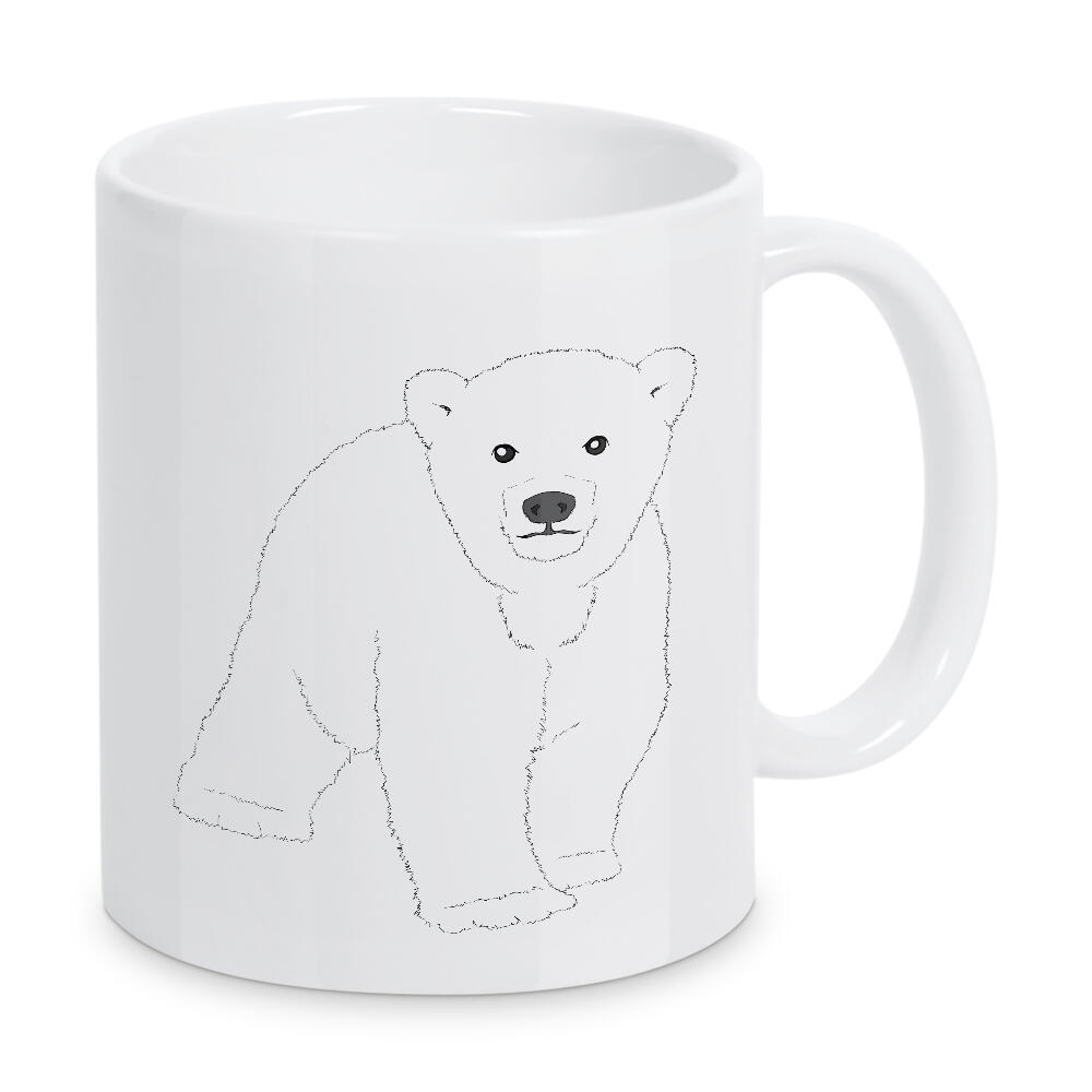 Tasse "Eisbär Baby" artboxONE - Natur,Für Kinder,Tiere,Weihnachten