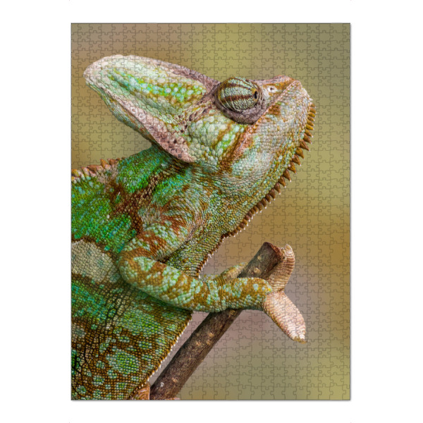 Puzzle Ravensburger "Chamäleon" artboxONE - Tiere - Wandlungskünstler,Tierfotografie,Fotokunst - Bild wandlungskünstler