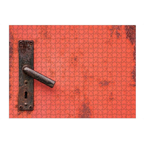 artboxONE Puzzle "Alte Tür III" artboxONE - Reise - Tür,Türklinke,Schlüsselloch - Bild Tür